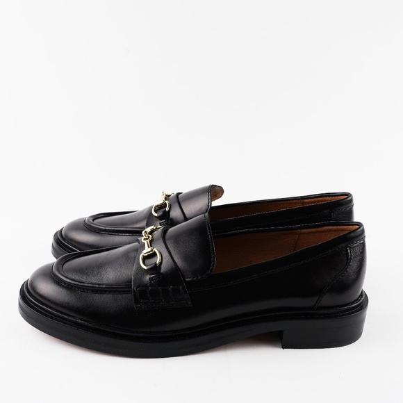 New MADEWELL Vernon Bit Hardware Loafer in True Black Leather - Picture 6 of 8